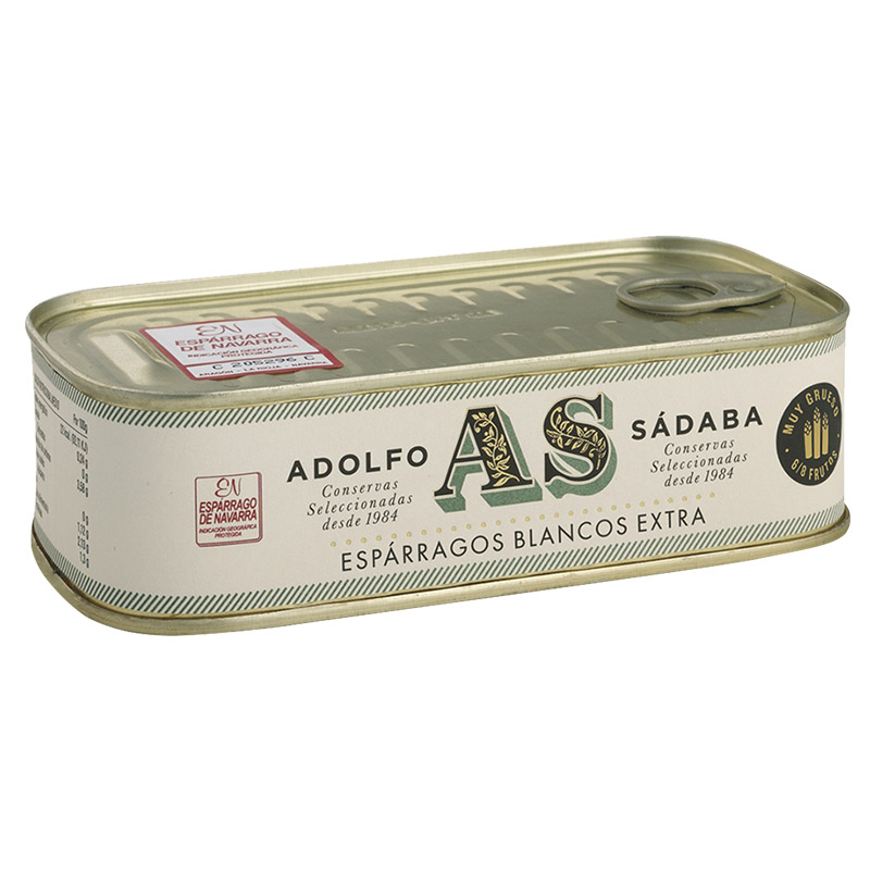 Espárrago blanco 6-8 Adolfo Sádaba 250g