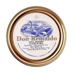 Ostras ahumadas en aceite de oliva