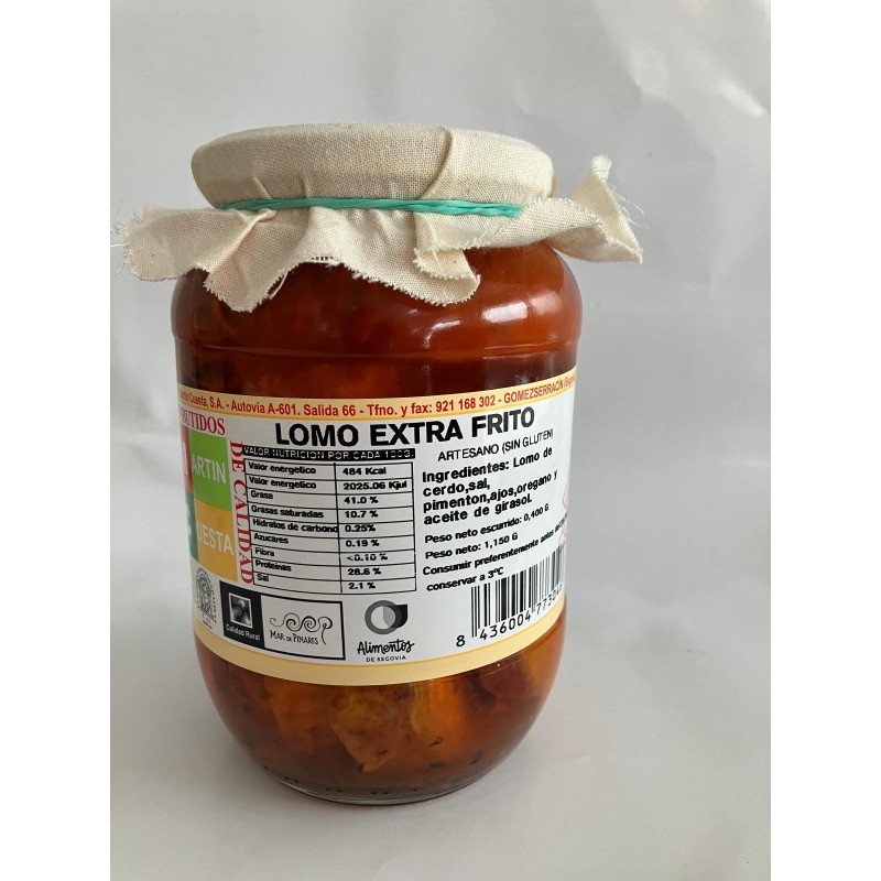 Lomo frito en aceite Martín Cuesta 400g