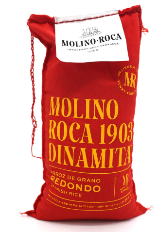 Arroz Dinamita molino de roca